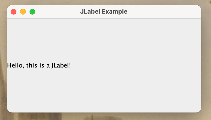 Label Example
